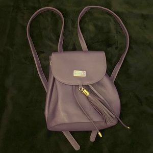 Never used small purple backpack bag. So cute!